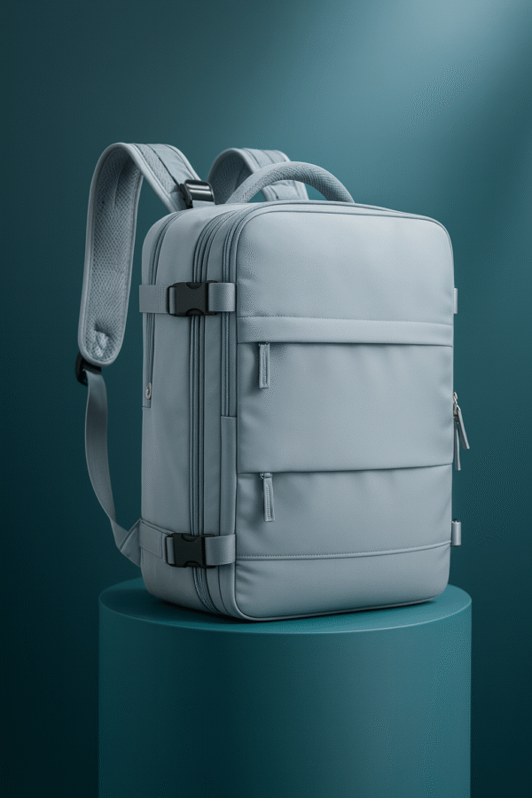 Maletín viajero color gris. Maletín Viajero Multifuncional.